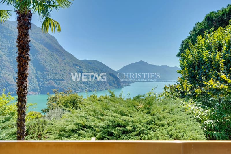 Lugano-Ruvigliana: Charmante Wohnung mit freiem Blick auf den Luganersee ? Zweitwohnsitz möglich (2)