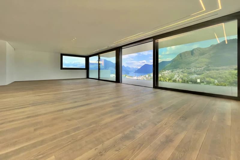 Montagnola: Moderne 5.5-Zimmer-Wohnung mit Privatgarten zu vermieten (3)