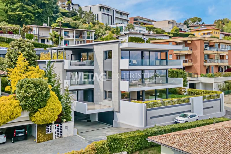 Montagnola: Moderne 5.5-Zimmer-Wohnung mit Privatgarten zu vermieten (1)