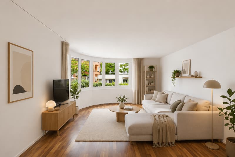 Wohnzimmer Möbliert