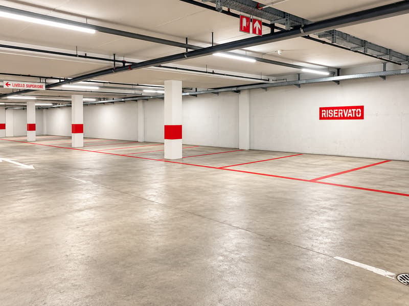 Posteggi coperti in autosilo in affitto – Centro Lugano Sud, Grancia (3)