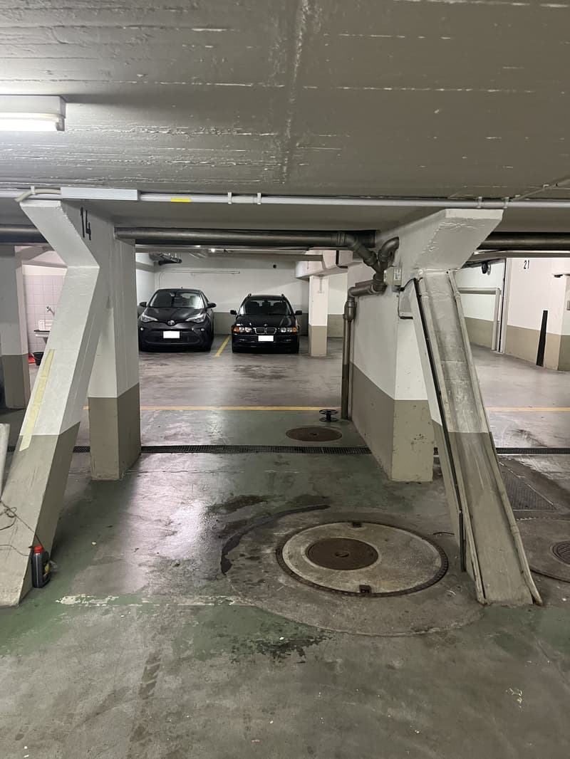 Einzelner Parkplatz