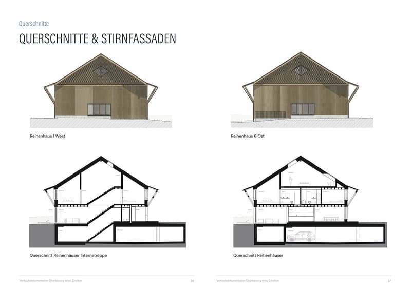 Projet de construction neuve Areal Zinzikon - six maisons de rang spacieuses (6)