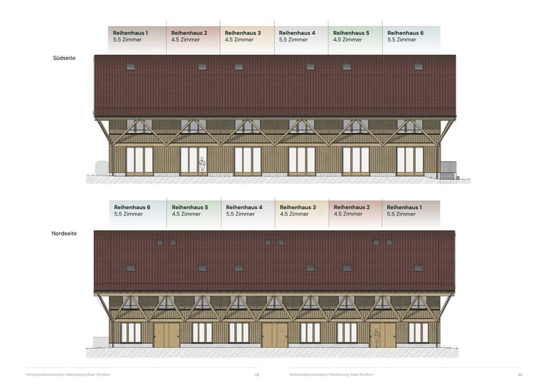 6 Reihenhaus with 5.5 Zimmer each