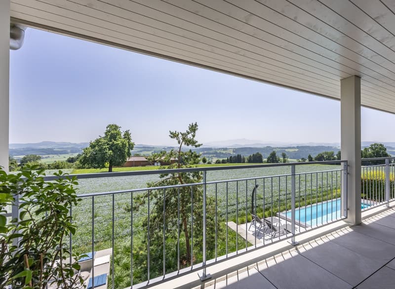 exklusives Einfamilienhaus mit Poolanlage an faszinierender Wohnlage mit Ausblick bis zum Säntis (8)