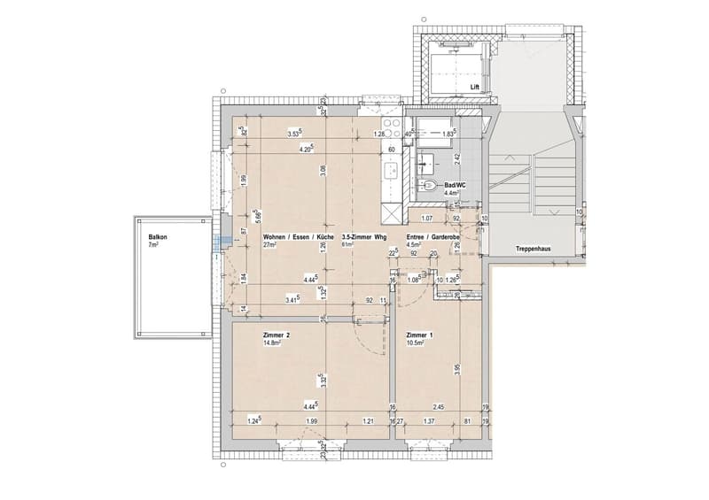 moderne 3.5-Zimmer-Wohnung an zentraler Lage (11)