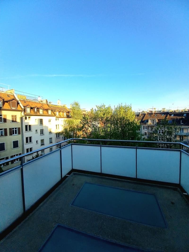 Balkon Hofseite