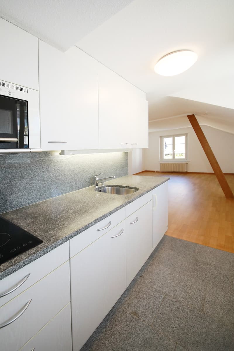 Gepflegtes Studio im DG mit moderner Küche und Bad, Mitten im Seefeld (1)