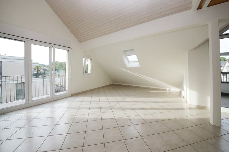 gepflegte und renovierte Dachwohnung (86 m2) mit Terrasse (10 m2) (8)