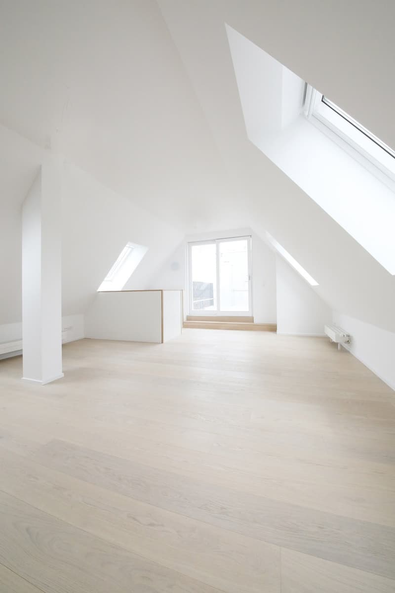 Top 3 1/2-Zimmer-Maisonette-Dachwohnung (115 m2) mit 2 Terrassen, Stauffacher (11)