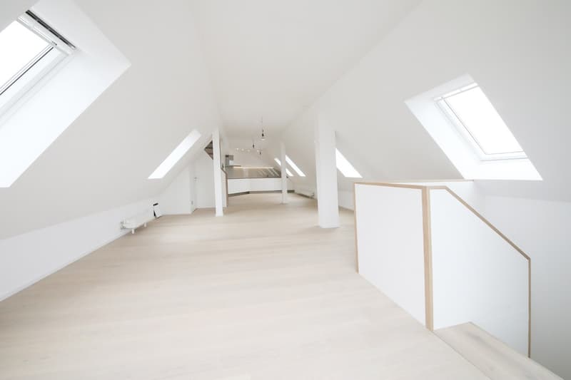 Top 3 1/2-Zimmer-Maisonette-Dachwohnung (115 m2) mit 2 Terrassen, Stauffacher (10)