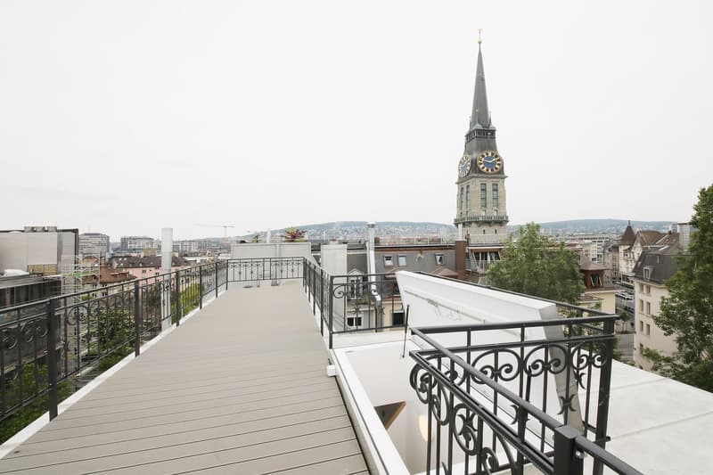 Top 3 1/2-Zimmer-Maisonette-Dachwohnung (115 m2) mit 2 Terrassen, Stauffacher (12)