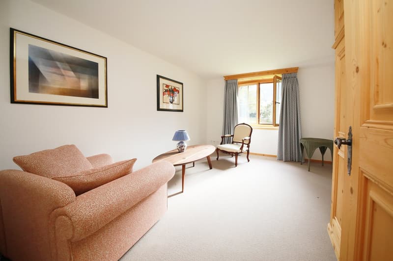 3.5-Zimmer-Top-Wohnung (115 m2) in charmantem Chalet mit Sauna - Klosters Platz (14)
