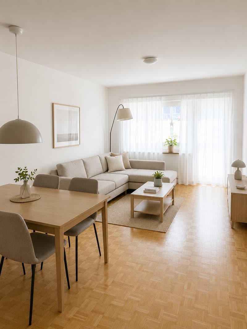 Klassisch geschnittene 3.5-Zimmerwohnung aus den 1960er-Jahren mit grosszügigem Wohnzimmer (4)