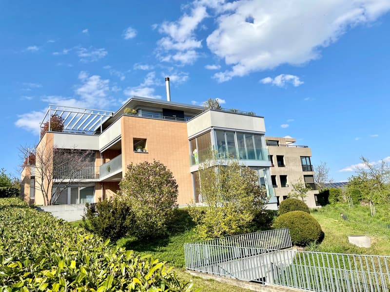 Exklusive Gartenwohnung 113m2 mit Aussicht an schöner Hanglage (1)