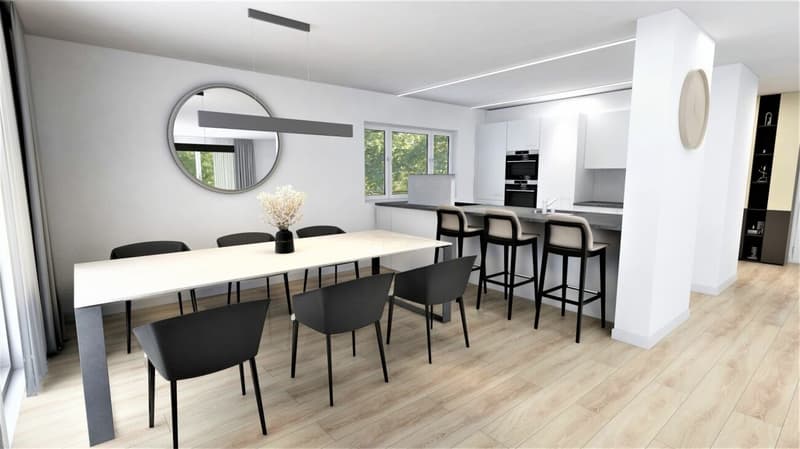 Zu verkaufen bei 8556 Wigoltingen, neues freistehendes 6½ Zi.-EFH am Südhang, an ruhiger, sonniger Lage mit Weitsicht /Massivbau ! (6)