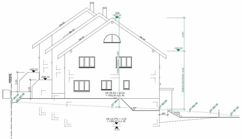 Zu verkaufen in 8362 Itaslen bei Balterswil, neues 5½ Zi.-EFH, an unverbaubarer Lage angrenzend an Landwirtschaftszone, mit Weitsicht auf Wiese ! (9)