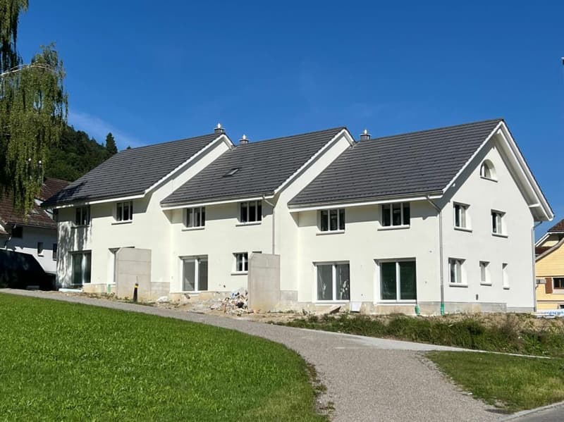 Zu verkaufen in 8362 Itaslen bei Balterswil, neues 5½ Zi.-EFH, an unverbaubarer Lage angrenzend an Landwirtschaftszone, mit Weitsicht auf Wiese ! (1)