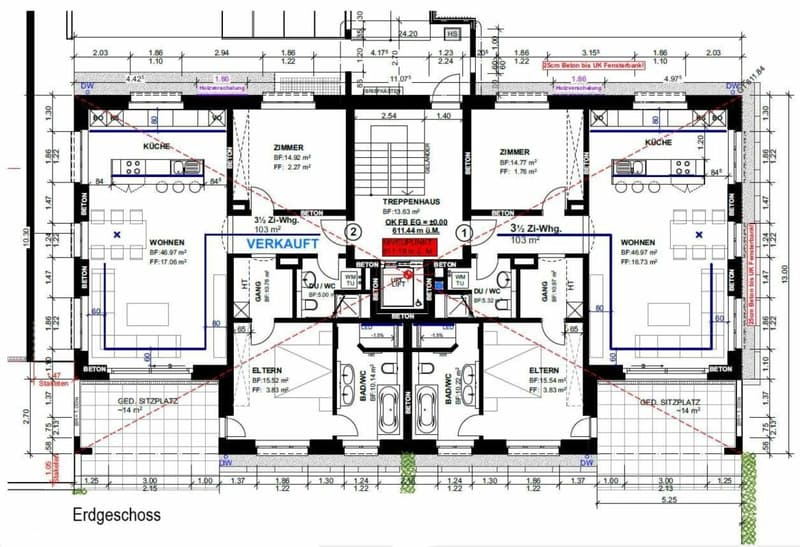 Zu verkaufen 3½ Zi.-Whg., an der Maugwilerstrasse 40 in 9552 Maugwil bei Bronschhofen /103 m2 Wohnfläche, naturverbundene Lage /Steuerfuss 9500 Wil ! (5)