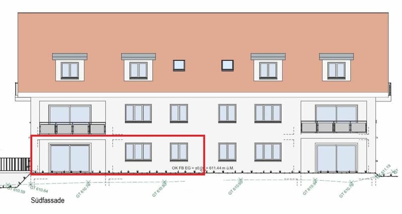 Zu vermieten 3½ Zi.-Erstbezugswohnung in Maugwil /Steuergemeinde Wil ! (7)
