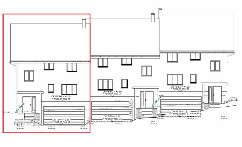 Zu verkaufen in 8362 Itaslen bei Balterswil, neues 5½ Zi.-ECK-EFH, an unverbaubarer Lage angrenzend an Landwirtschaftszone, mit Weitsicht auf Wiese und Wald ! (8)
