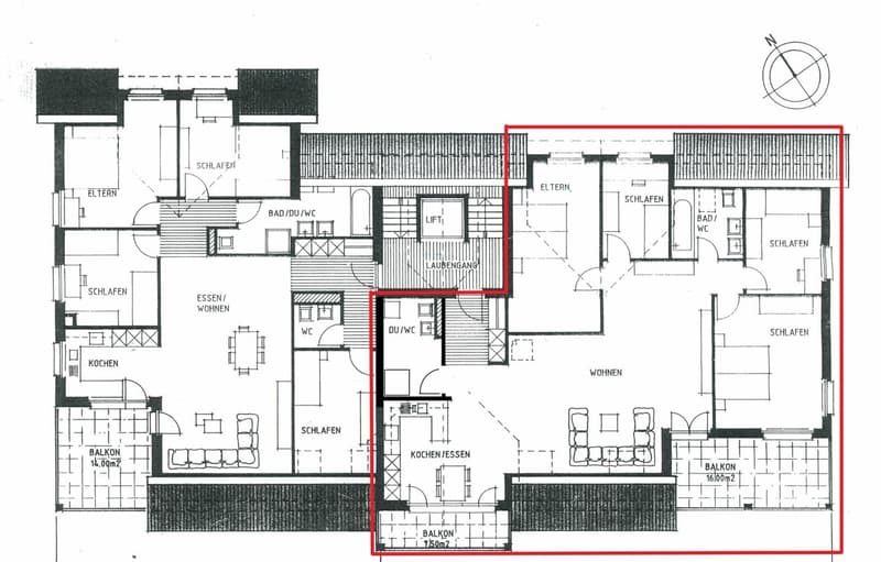Zu verkaufen an der Haushaldenstrasse 2a in 8374 Dussnang; grosse 5½ Zi.-Dachwohnung, an ruhiger, sonniger Lage /nur 2 Gehminute bis ÖV ! (3)