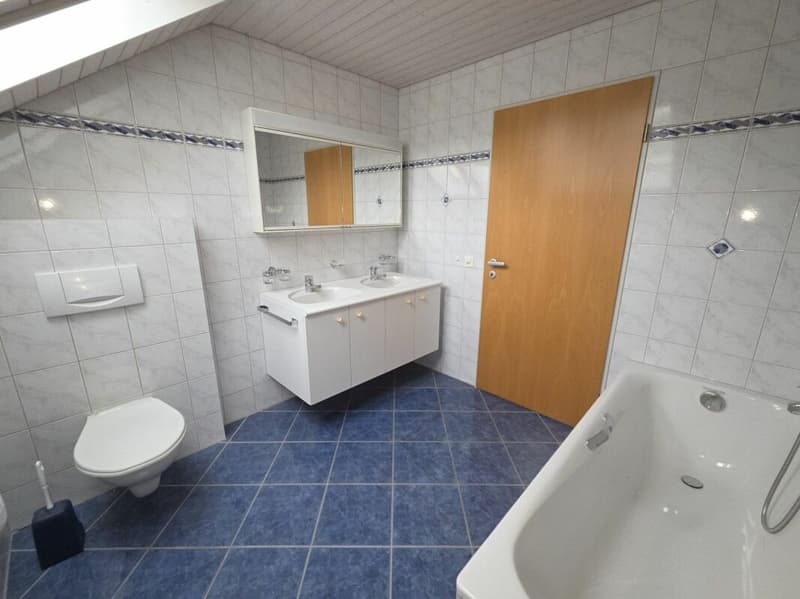 Zu verkaufen an der Haushaldenstrasse 2a in 8374 Dussnang; schöne 5½ Zi.-Dachwohnung, an ruhiger, sonniger Lage /nur 2 Gehminute bis ÖV ! (9)