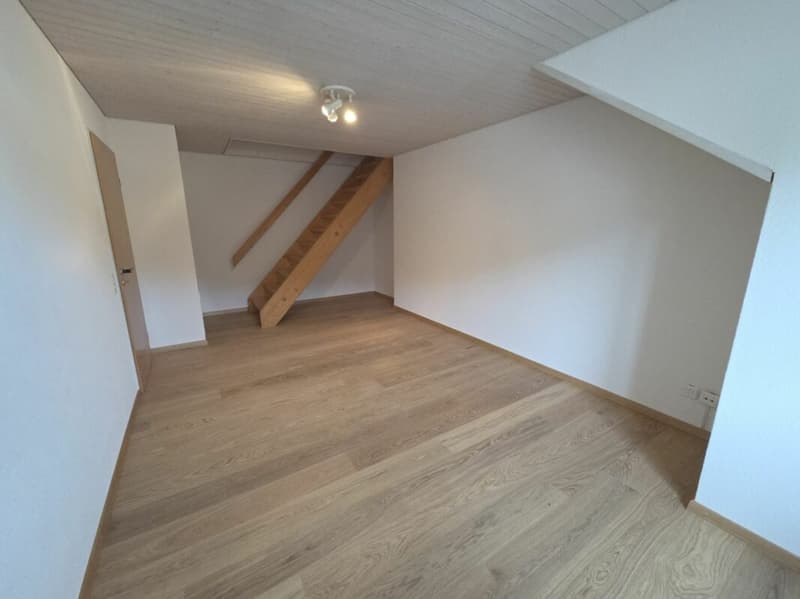 Zu verkaufen an der Haushaldenstrasse 2a in 8374 Dussnang; schöne 5½ Zi.-Dachwohnung, an ruhiger, sonniger Lage /nur 2 Gehminute bis ÖV ! (14)