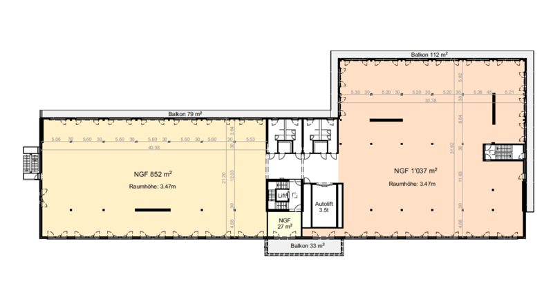 Zu vermieten in Einsiedeln; Gewerbefläche ab 50m2 - 1850 m2, flexibel ausbaubar ! (3)