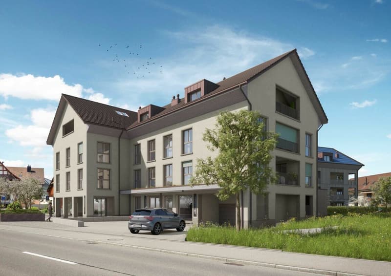 1 1/1-Zimmer-Wohnung im 1. OG mit Balkon