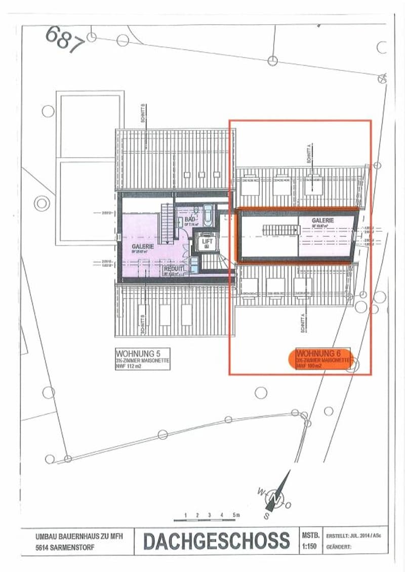 2 1/2 Zimmer-Dachwohnung mit Galerie (10)