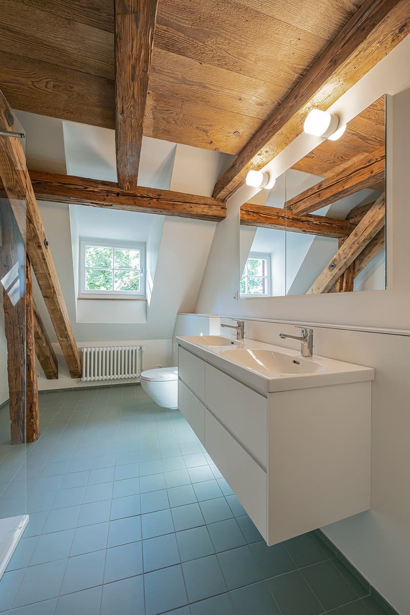Ein Stück Basler Altstadtgeschichte - aussergewöhnliche Maisonette am Leonhardskirchplatz (10)