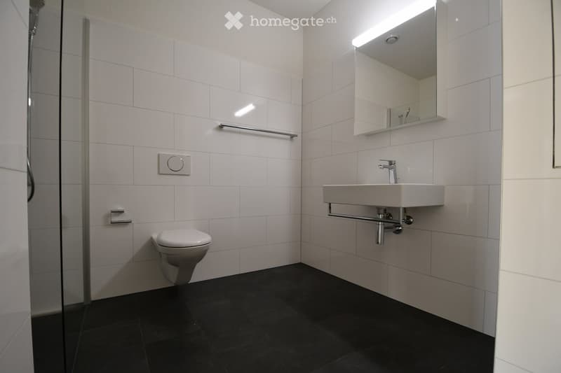 Dusche und WC