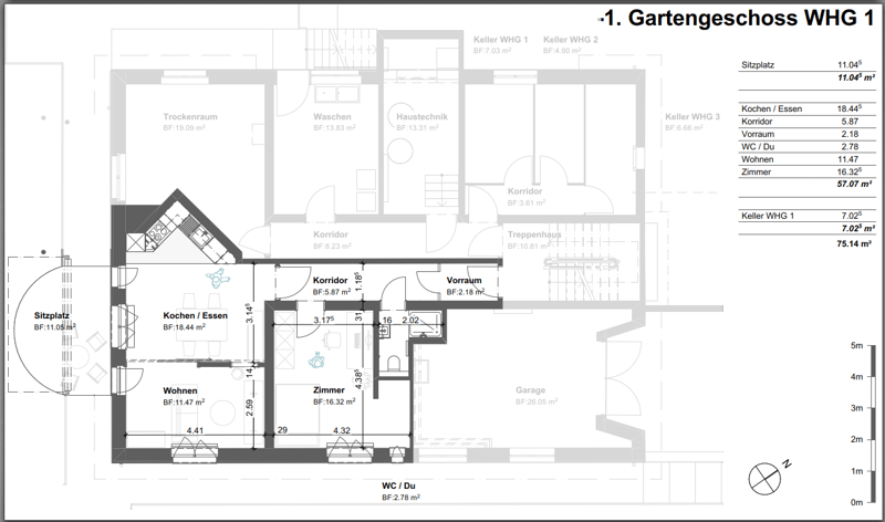 Helle 2.5-Zimmer-Gartenwohnung an ruhiger Lage (7)