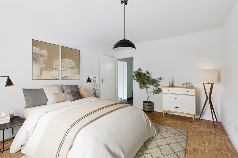 4.5-Zimmerwohnung mit sonniger Dachterrasse und Blick ins Grüne (5)