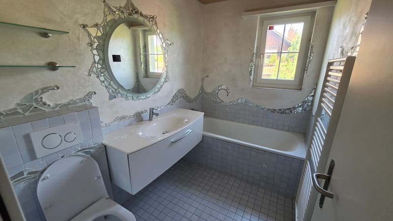 Renoviertes Badezimmer