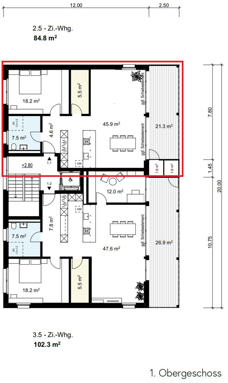 Grundrissplan