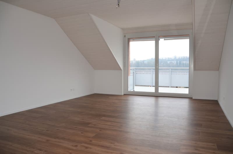 grosser Wohnbereich mit Vinyl-Boden