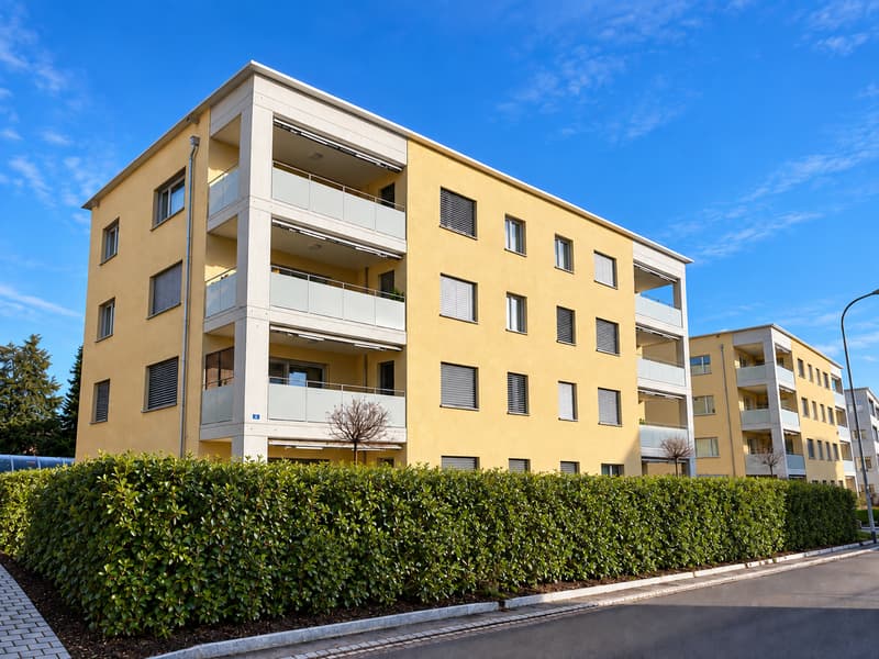 moderne 3.5-Zimmer-Wohnung mit sonnigem Balkon und Waschturm (1)