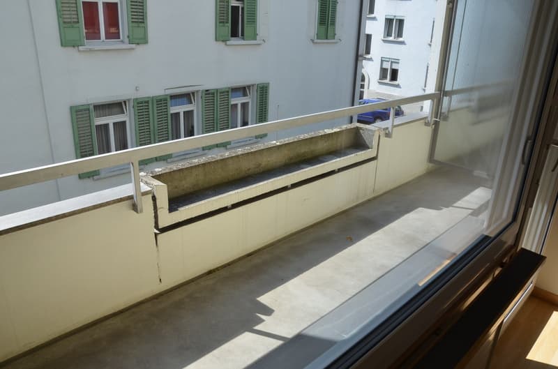 sonniger Balkon