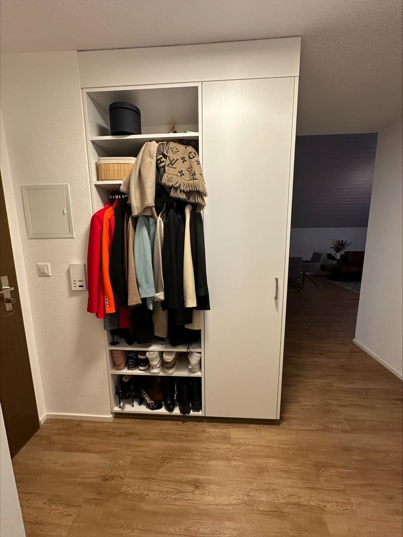 Eingangsbereich mit praktischem Einbauschrank