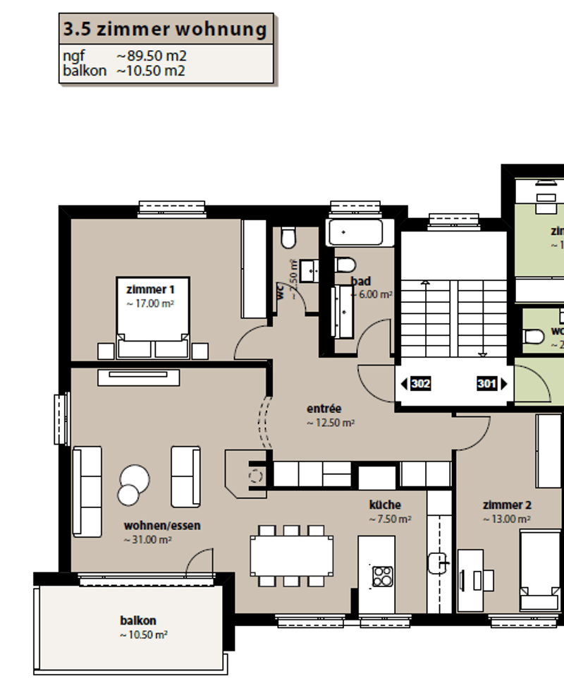 3½ Zimmer-Wohnung (11)