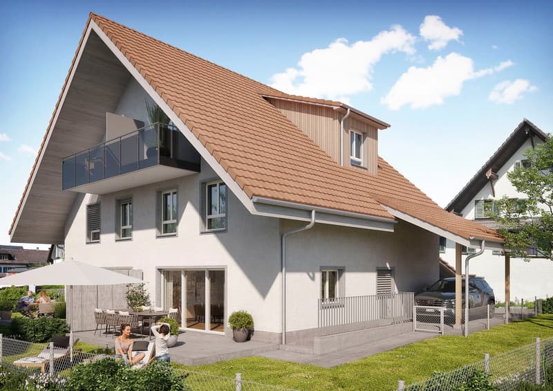 Neue Doppeleinfamilienhäuser mit 6½ bis 7½ Zimmern – grosszügiges Wohnen in Ottenbach (2)