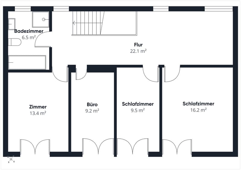 Ruhig gelegenes Haus nahe der Töss mit grosszügigem Platzangebot. (9)