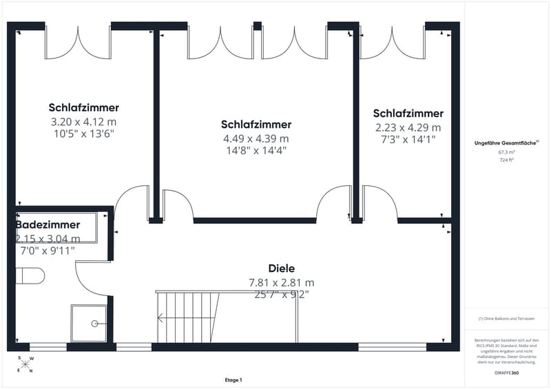 Ruhig gelegenes Haus nahe der Töss mit grosszügigem Platzangebot. (9)