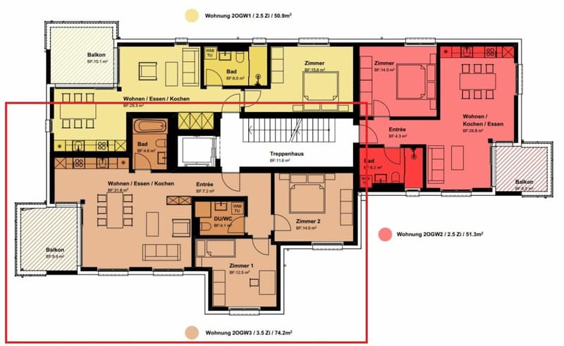 "Erstvermietung" moderne Wohnung an guter, urbaner Lage (8)