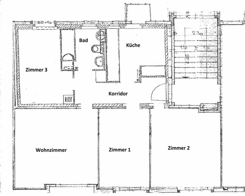 charmante, renovierte 4-Zimmerwohnung mit Balkon (7)