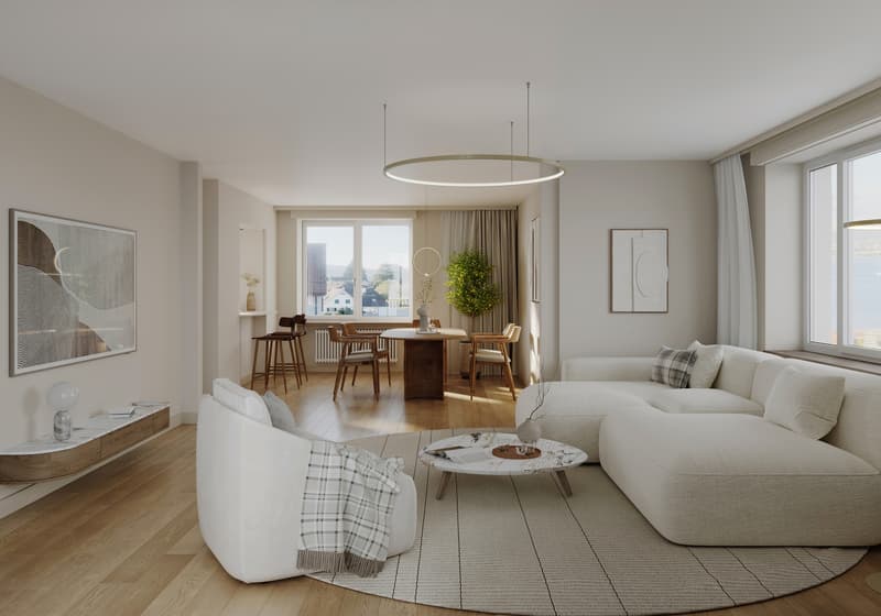 Visualisierung Wohnzimmer