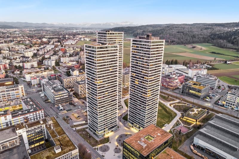 Exklusive Eigentumswohnung mit Panoramaaussicht im 23. Stock des Hauses C der Three Point-Wohntürme (2)