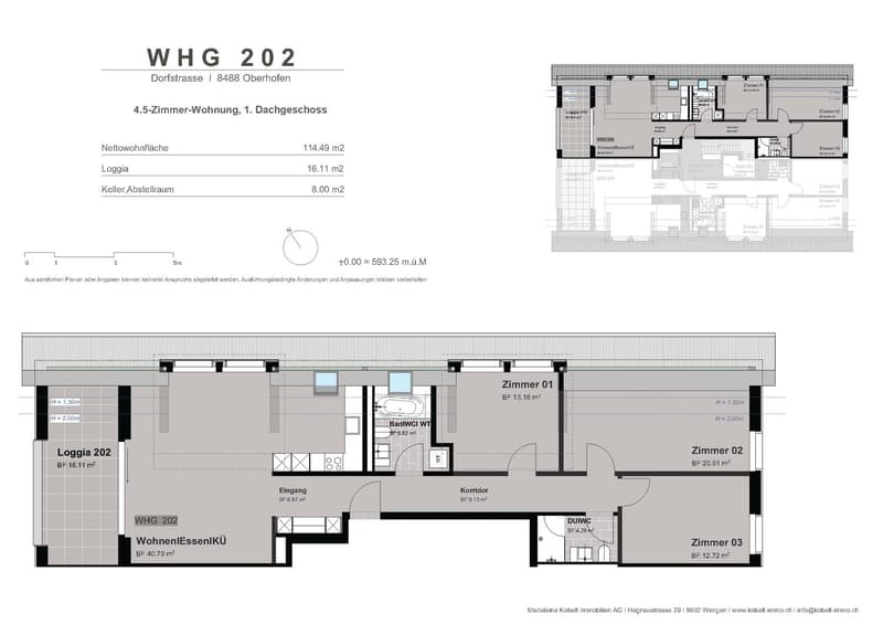 4 ½ Zimmer-Dachwohnung, 8488 Turbenthal (7)